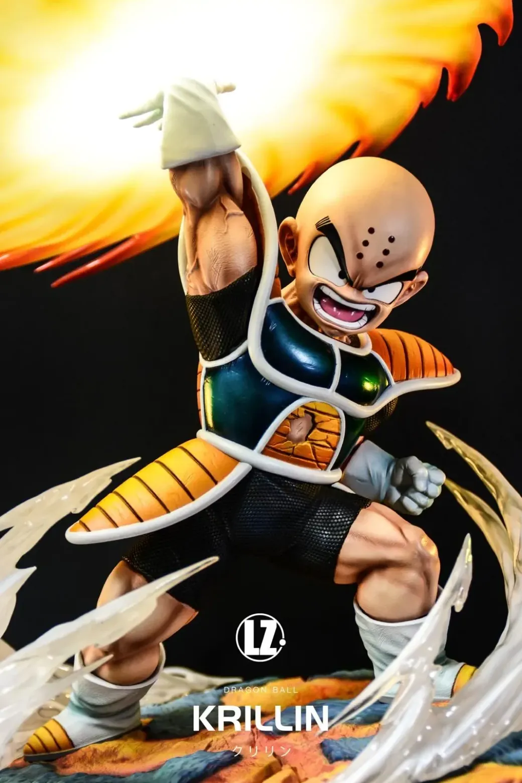 1/6 & 1/4 Scale Krillin with LED & Sound - Dragon Ball Resin Statue - LZ Studio