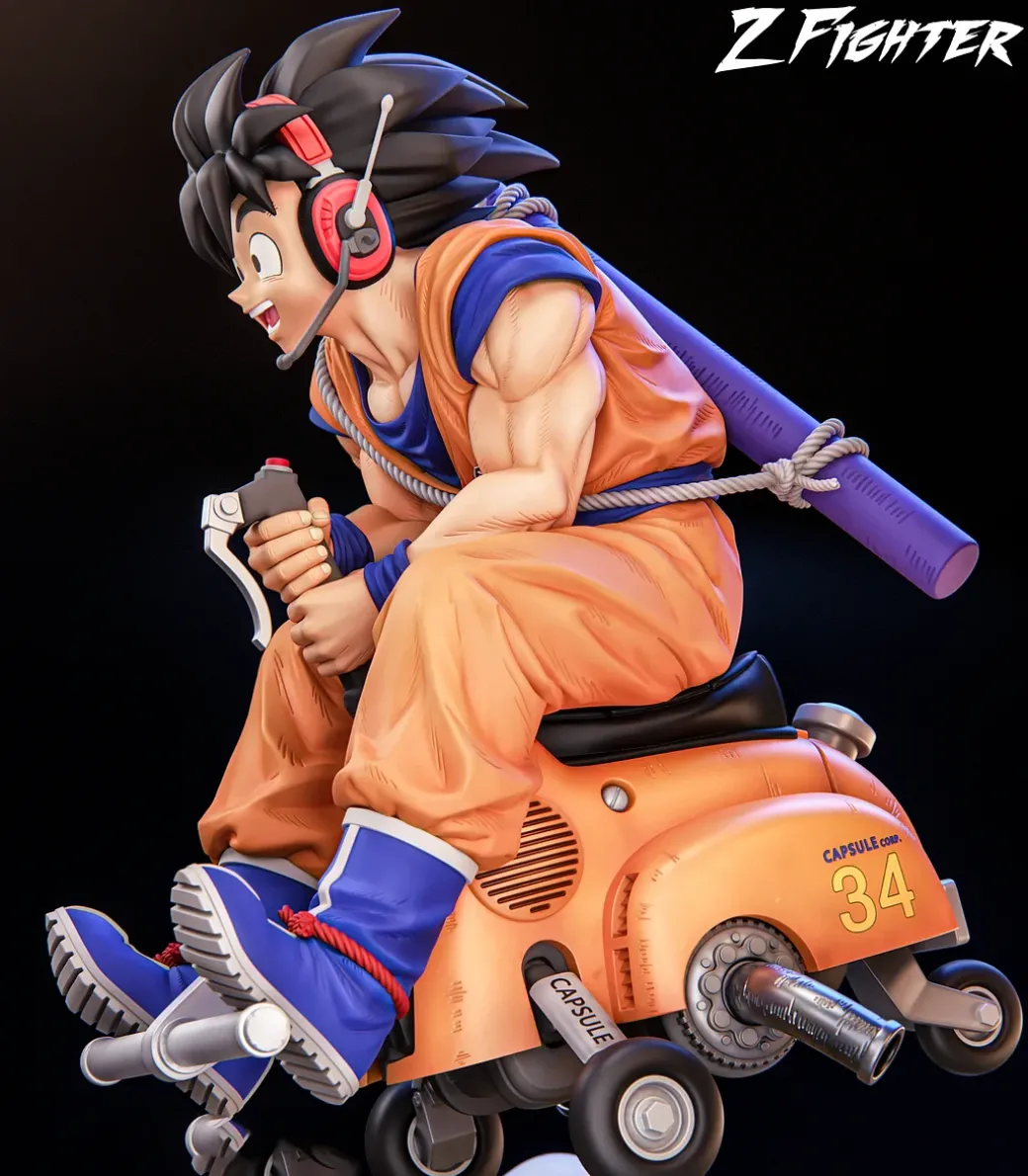 1/6 & 1/4 Scale Leisure Day Son Goku - Dragon Ball Resin Statue - Z Fighter Studio