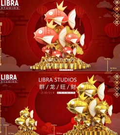 1/10 & 1/5 Scale Lucky Magikarp - Pokemon Resin Statue - LIBRA Studios