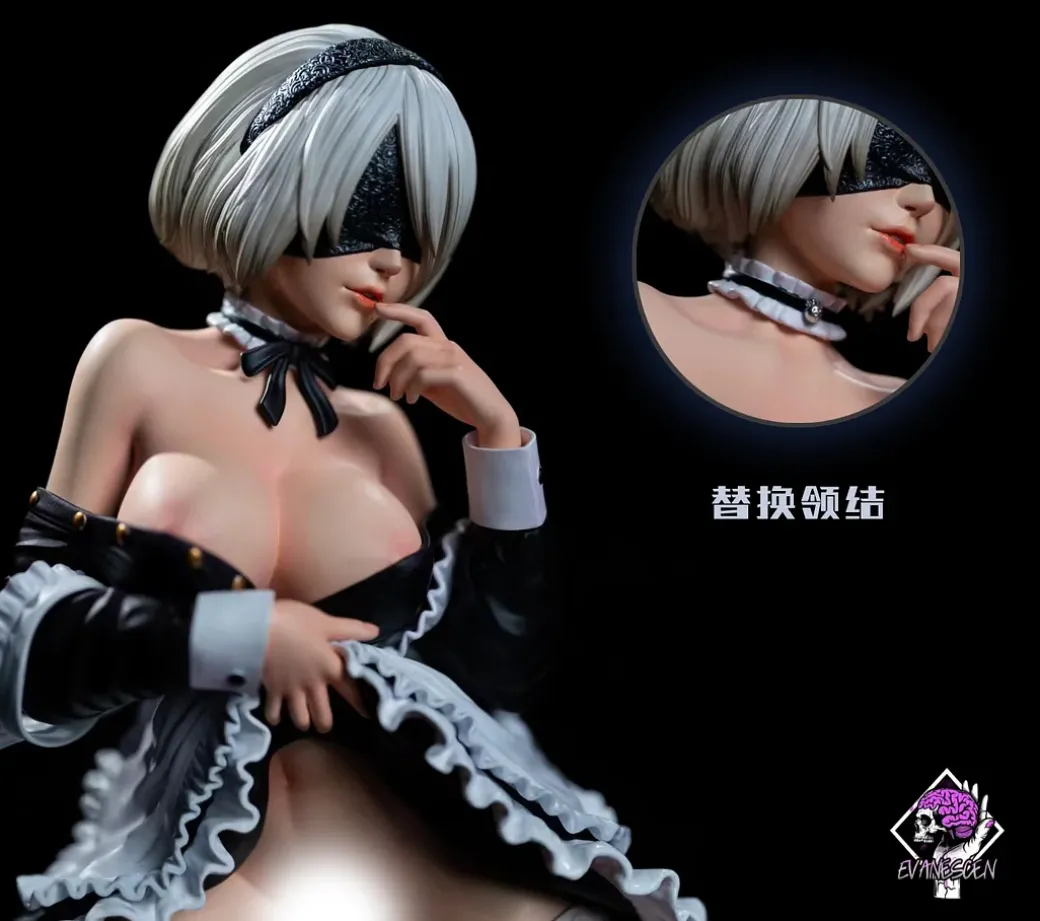 1/6 & 1/4 Scale Maid Ver. YoRHa No.2 Type B - NieR:Automata Resin Statue - Evanescen Studio