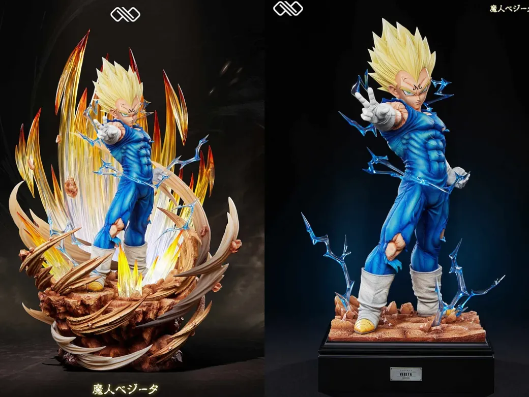 1/6 & 1/4 Scale Majin Vegeta - Dragon Ball Resin Statue - Unlimited Studios