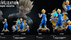 1/6 & 1/4 Scale Majin Vegeta - Dragon Ball Resin Statue - Civilization Studio