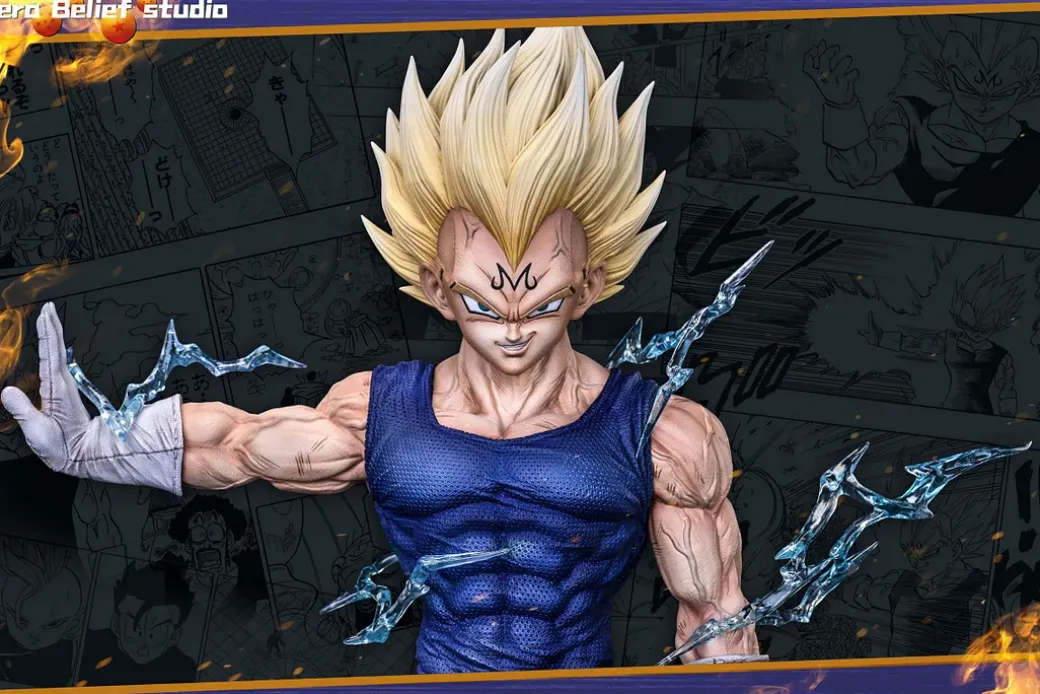 1/6 & 1/4 Scale Majin Vegeta - Dragon Ball Resin Statue - Hero Belief Studios
