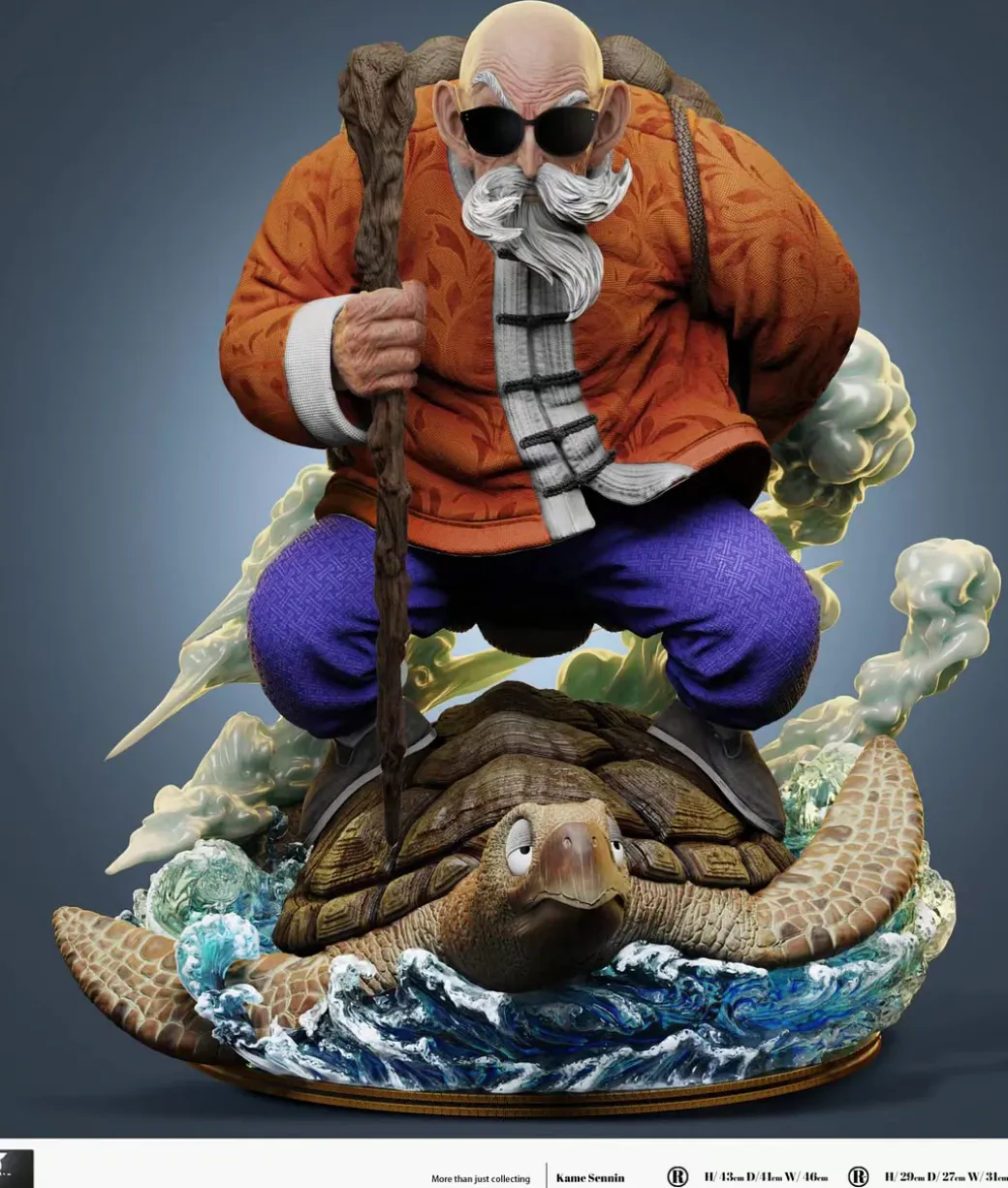 1/6 & 1/4 Scale Master Roshi - Dragon Ball Resin Statue - LAST SLEEP Studios