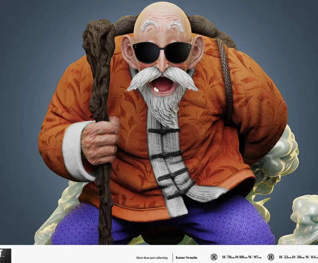 1/6 & 1/4 Scale Master Roshi - Dragon Ball Resin Statue - LAST SLEEP Studios
