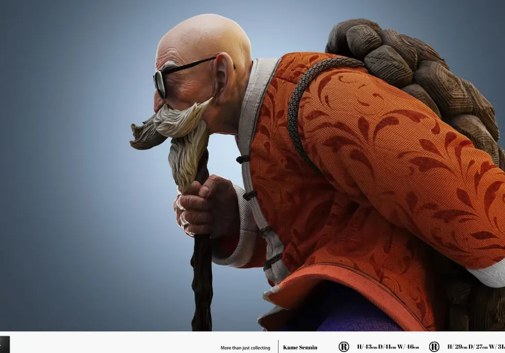 1/6 & 1/4 Scale Master Roshi - Dragon Ball Resin Statue - LAST SLEEP Studios