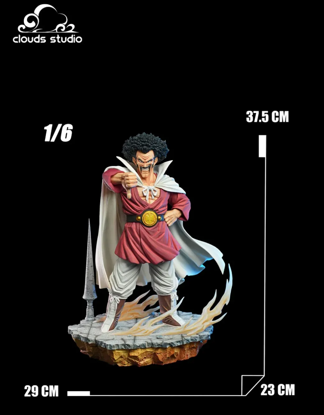 1/6 & 1/4 Scale Mr. Satan - Dragon Ball Resin Statue - Clouds Studios