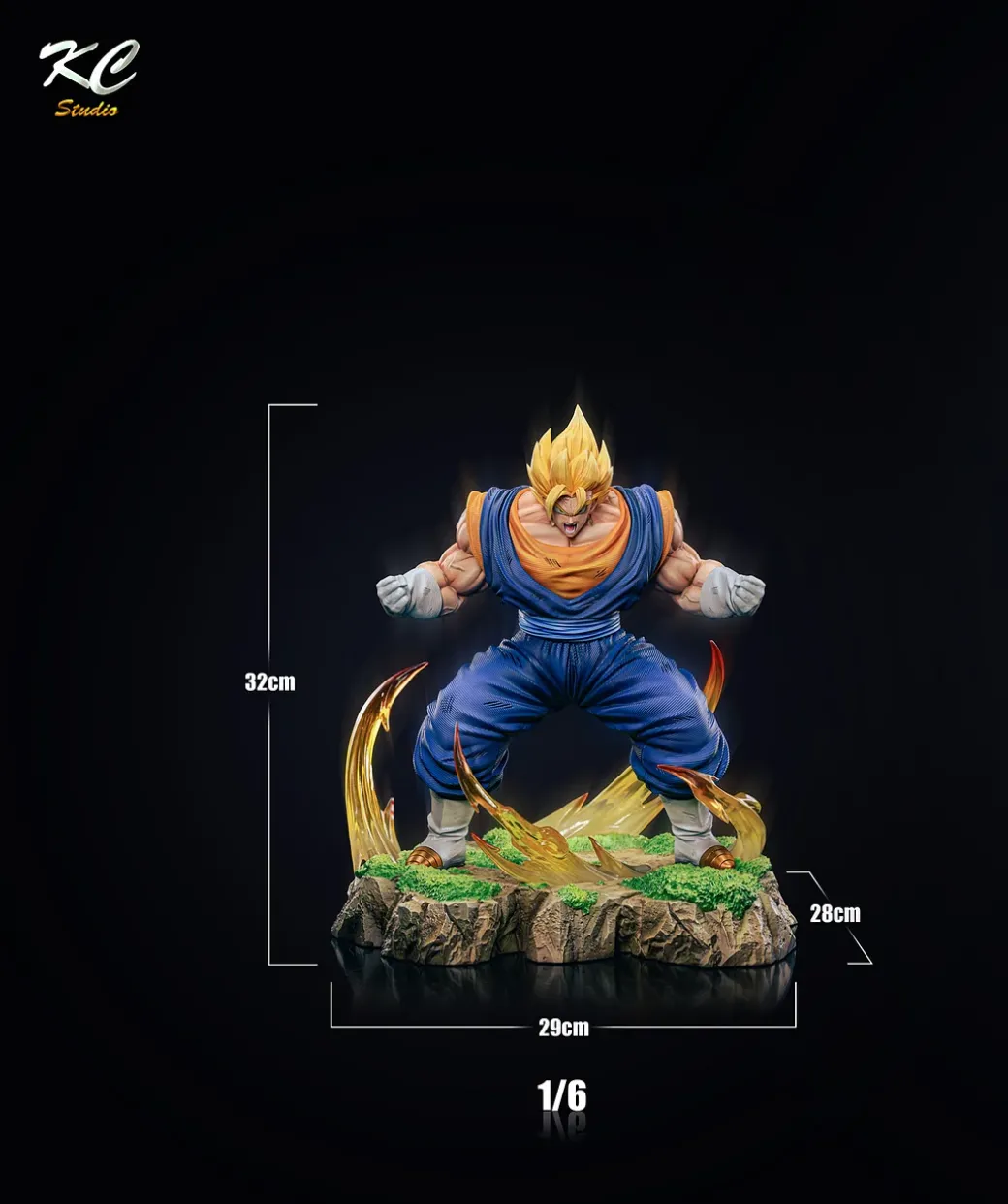 1/6 & 1/4 Scale Muscle Vegetto - Dragon Ball Resin Statue - Kc Studios