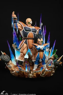1/6 & 1/4 Scale Nappa & Vegeta with LED - Dragon Ball Resin Statue - Clouds Studios