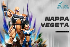 1/6 & 1/4 Scale Nappa & Vegeta with LED - Dragon Ball Resin Statue - Clouds Studios