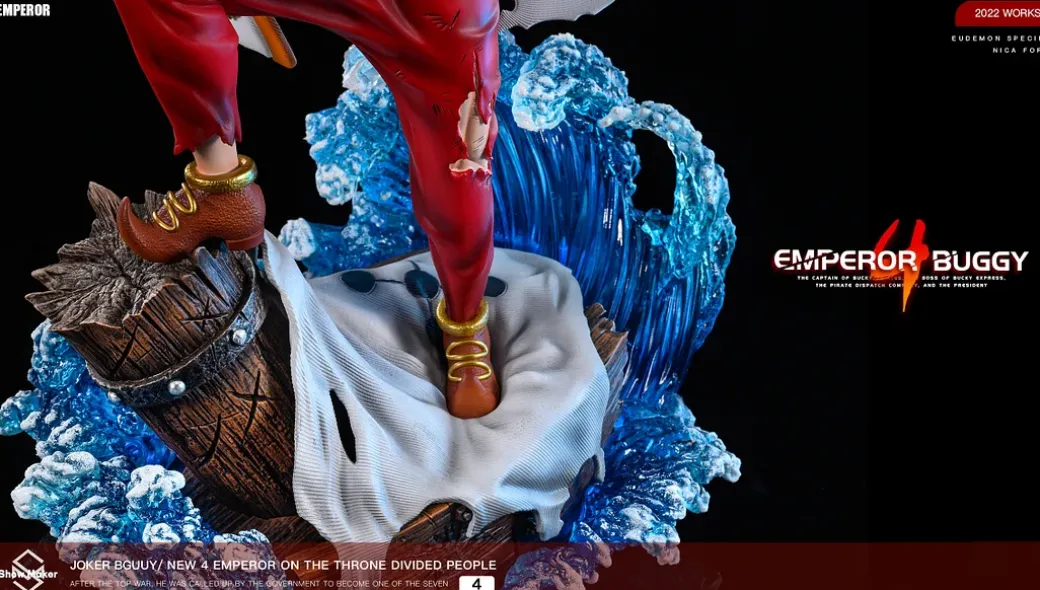 1/6 & 1/4 Scale New Four Emperors Series Buggy the Star Clown - ONE PIECE Resin Statue - ShowMaker Studios