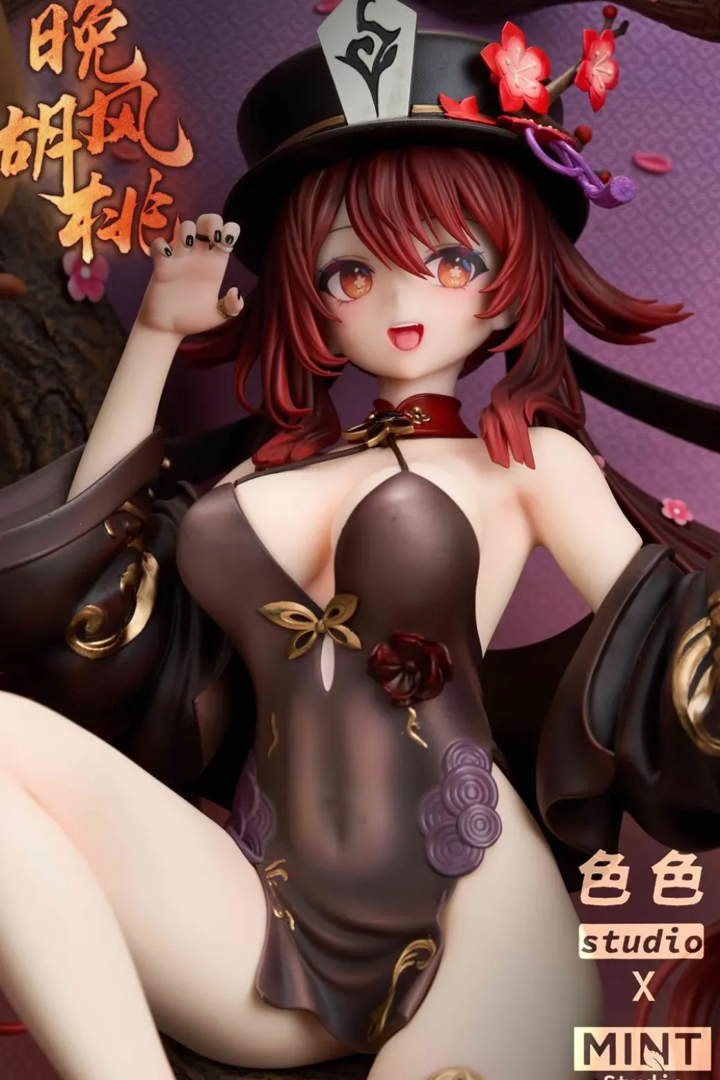 1/6 & 1/4 Scale Night Ver. Hu Tao - Genshin Impact Resin Statue - sese studio