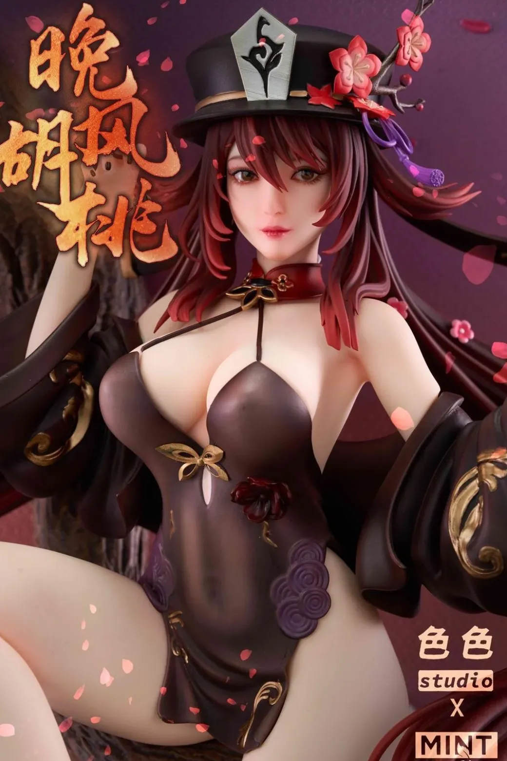 1/6 & 1/4 Scale Night Ver. Hu Tao - Genshin Impact Resin Statue - sese studio