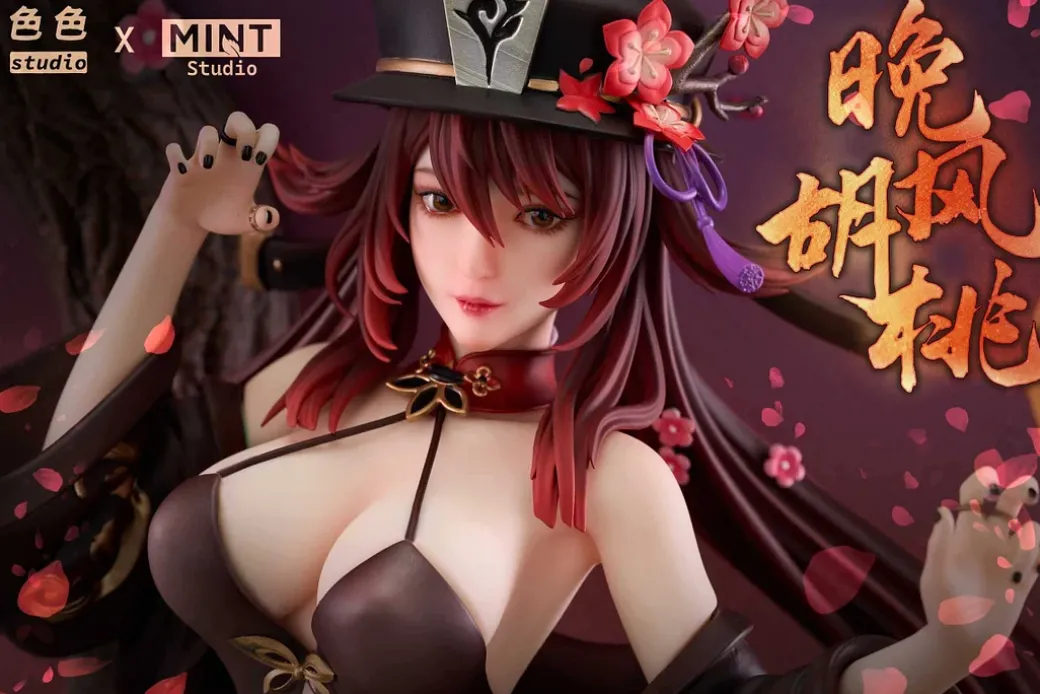 1/6 & 1/4 Scale Night Ver. Hu Tao - Genshin Impact Resin Statue - sese studio