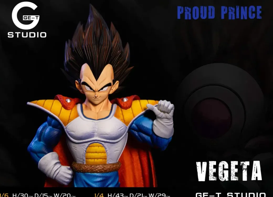1/6 & 1/4 Scale Prince Vegeta - Dragon Ball Resin Statue - GE-T Studio