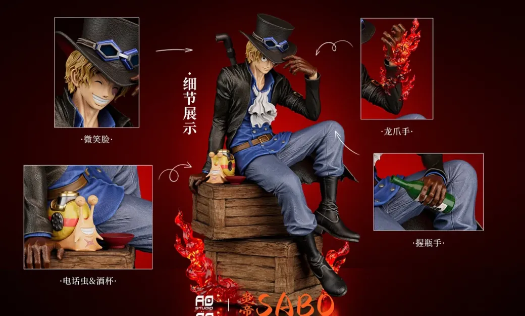 1/6 & 1/3 Scale Sabo - ONE PIECE Resin Statue - AO Studios