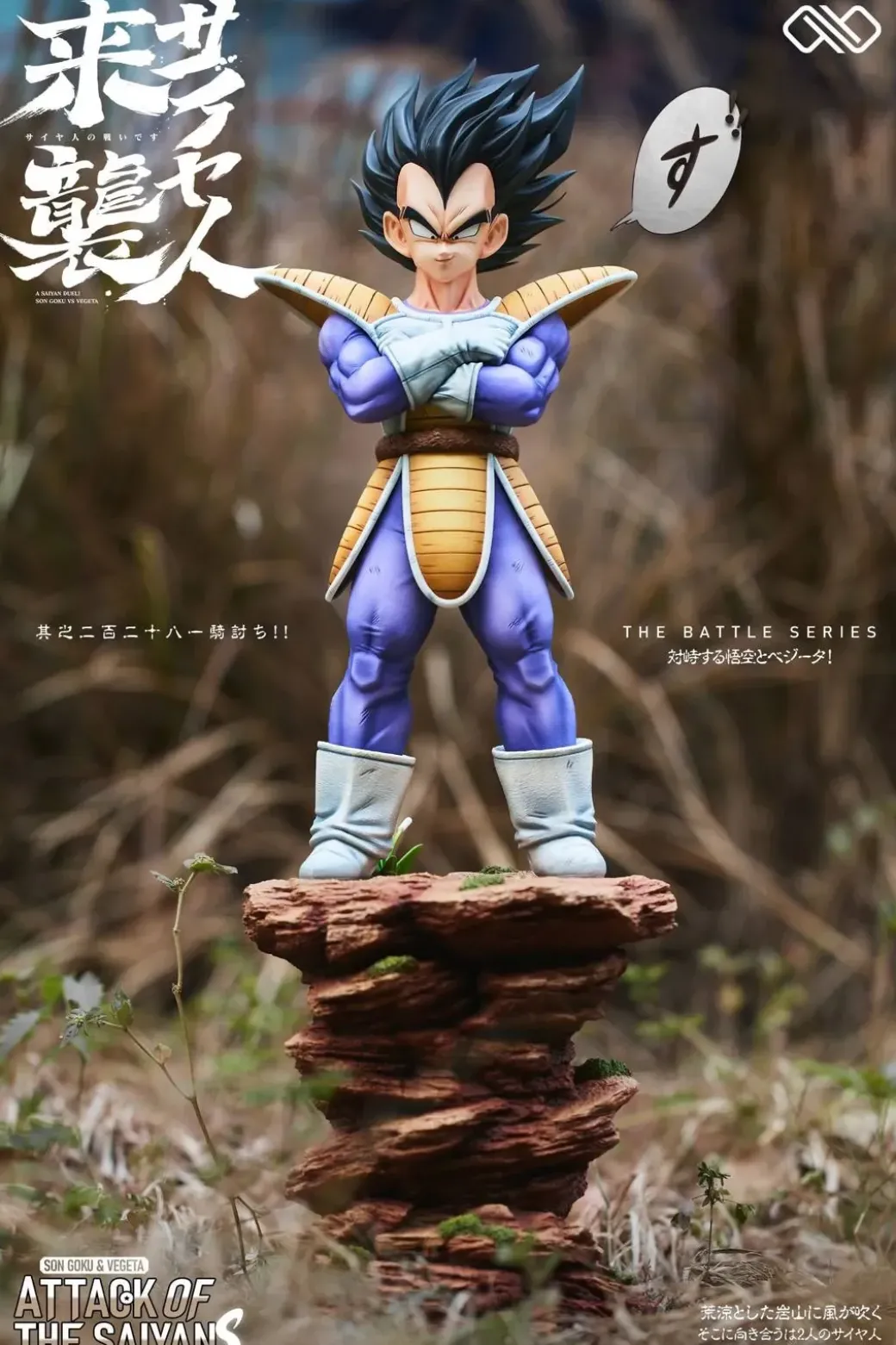 1/6 & 1/4 Scale Saiyan Coming Series Son Goku & Vegeta - Dragon Ball Resin Statue - Unlimited Studios