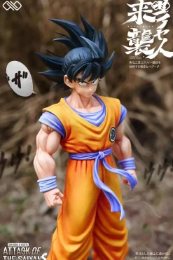 1/6 & 1/4 Scale Saiyan Coming Series Son Goku & Vegeta - Dragon Ball Resin Statue - Unlimited Studios