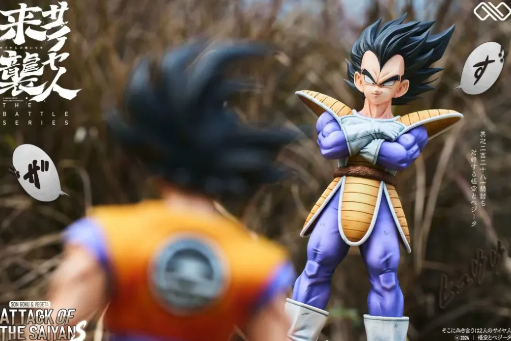 1/6 & 1/4 Scale Saiyan Coming Series Son Goku & Vegeta - Dragon Ball Resin Statue - Unlimited Studios