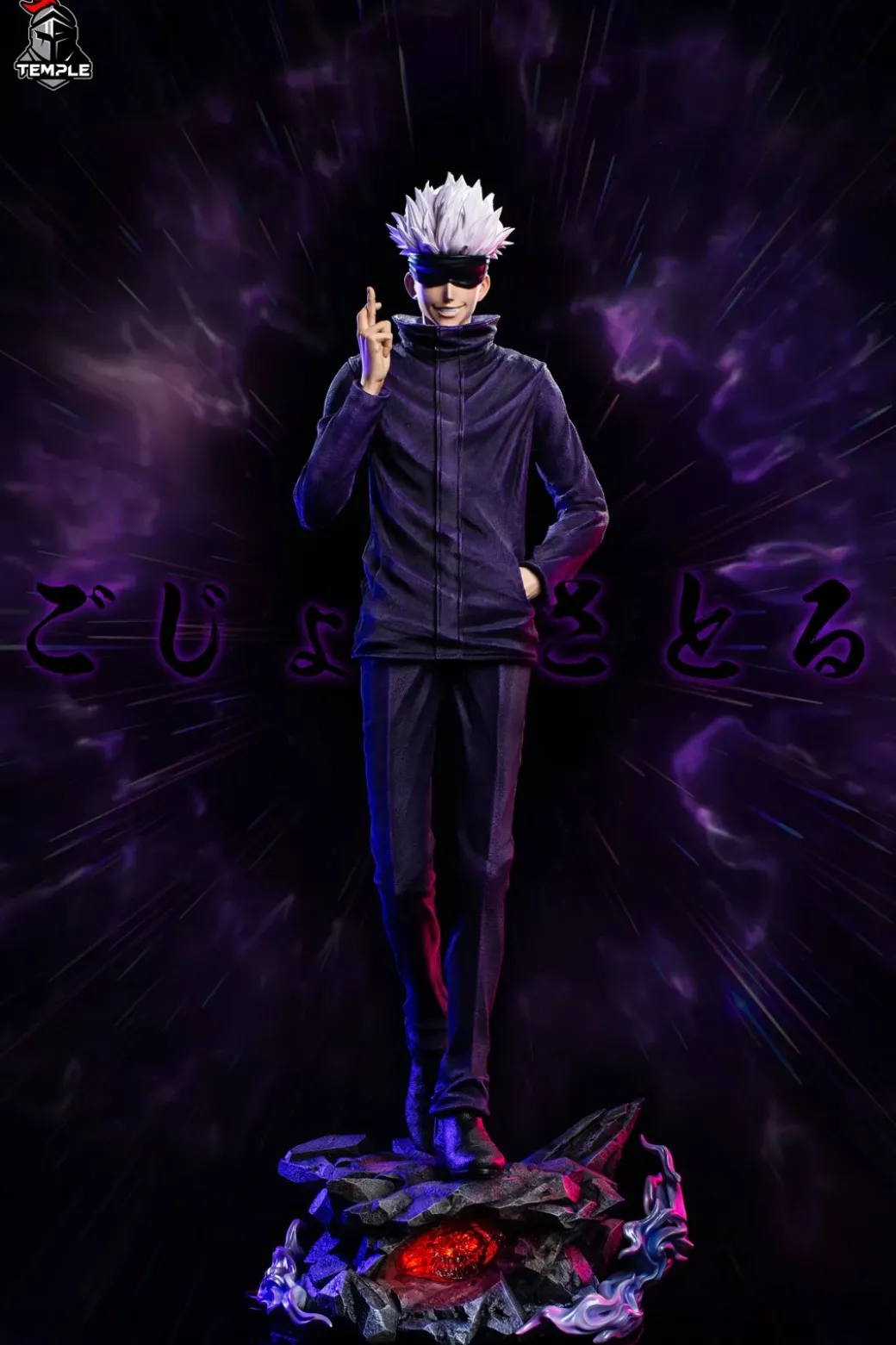 1/6 & 1/4 Scale Satoru Gojo With LED - Jujutsu Kaisen Resin Statue - DiTaiShe Studio