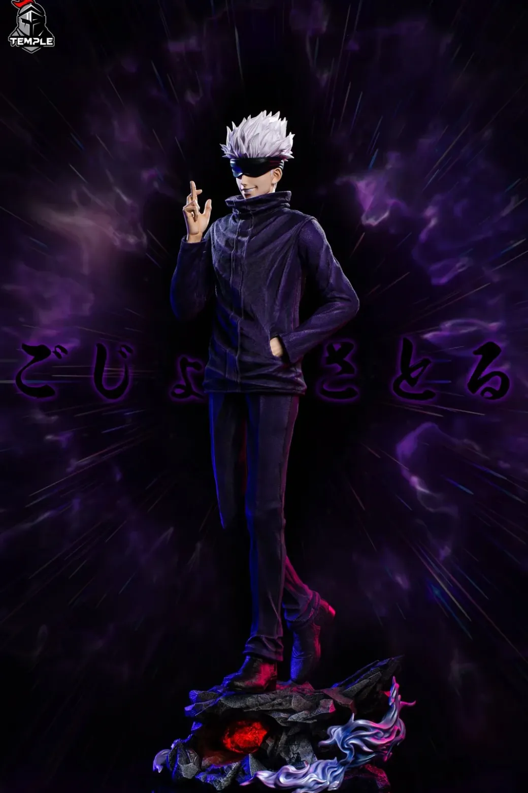 1/6 & 1/4 Scale Satoru Gojo With LED - Jujutsu Kaisen Resin Statue - DiTaiShe Studio