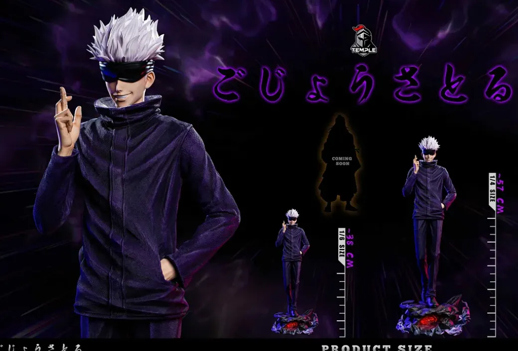 1/6 & 1/4 Scale Satoru Gojo With LED - Jujutsu Kaisen Resin Statue - DiTaiShe Studio