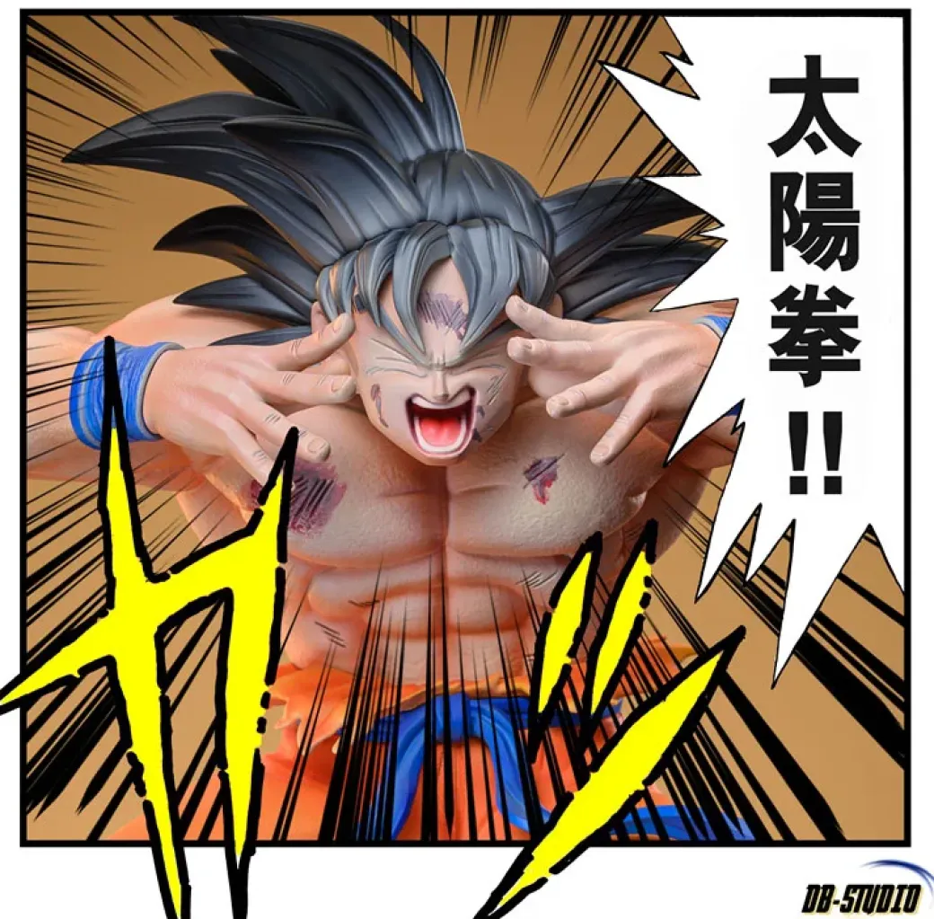 1/6 & 1/4 Scale Solar Flare Son Goku - Dragon Ball Statue - DB Studios