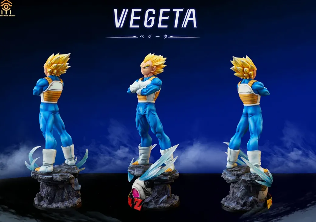 1/6 & 1/4 Scale Son Goku & Vegeta - Dragon Ball Resin Statue - AfterShock Studio