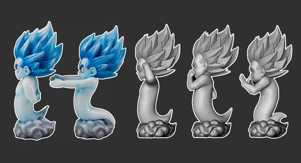 1/6 & 1/4 Scale Super Ghost Team - Dragon Ball Resin Statue - Two Percent Studio