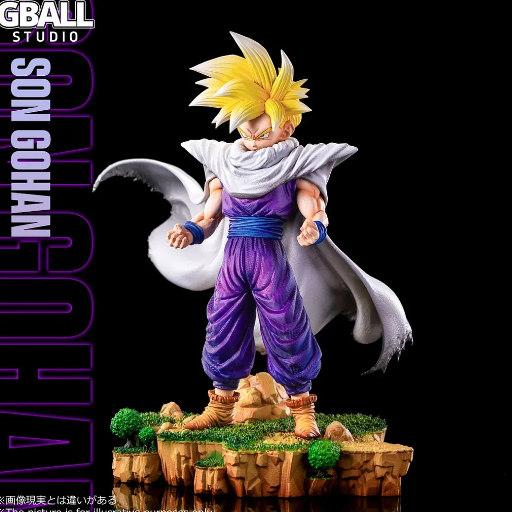 1/6 & 1/4 Scale Super Saiyan 1 & Super Saiyan 2 Son Gohan - Dragon Ball Resin Statue - GBALL Studio