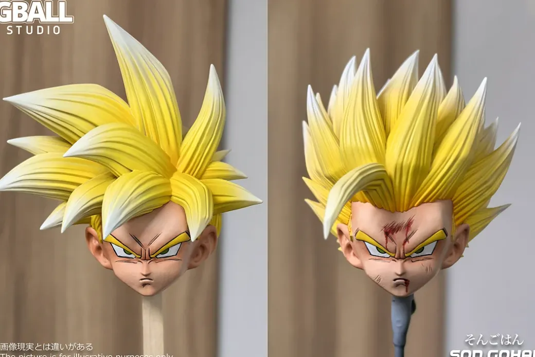 1/6 & 1/4 Scale Super Saiyan 1 & Super Saiyan 2 Son Gohan - Dragon Ball Resin Statue - GBALL Studio
