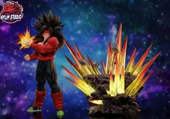1/6 & 1/4 Scale Super Saiyan 4 Bardock with LED - Dragon Ball Resin Statue - Kylin Studio