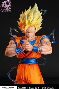 1/6 & 1/4 Scale Super Saiyan 2 Son Goku - Dragon Ball Resin Statue - Civilization Studio