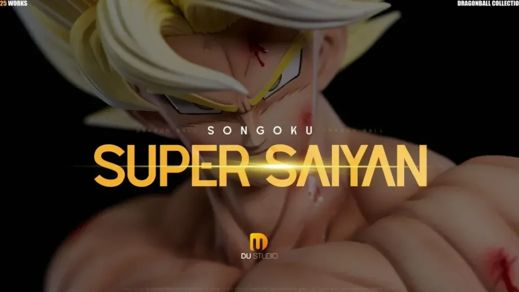 1/6 & 1/4 Scale Super Saiyan 1 Son Goku 2.0 with LED - Dragon Ball Resin Statue - Du-Studio