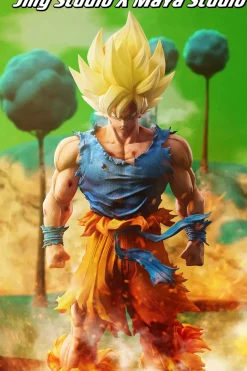 1/6 & 1/4 Scale Super Saiyan 1 Son Goku - Dragon Ball Statue - JMY Studio