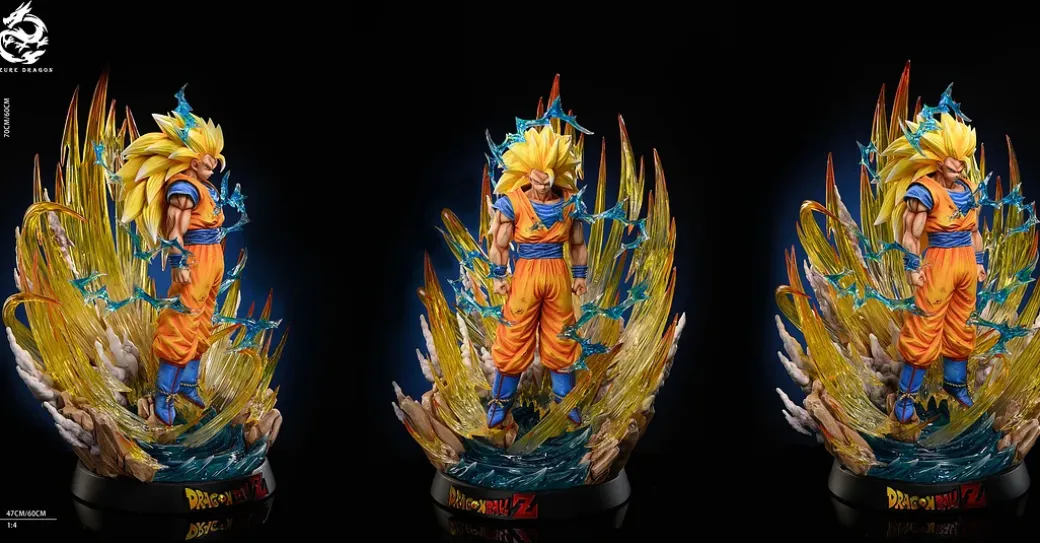 1/6 & 1/4 Scale Super Saiyan 3 Son Goku - Dragon Ball Resin Statue - AD Studio