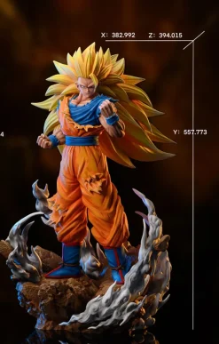 1/6 & 1/4 Scale Super Saiyan 3 Son Goku & Vegeta - Dragon Ball Resin Statue - Kylin Studio
