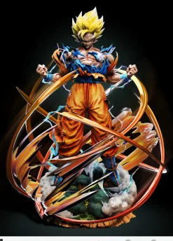 1/6 & 1/4 Scale Super Saiyan 2 Son Goku - Dragon Ball Resin Statue - LAST SLEEP Studios