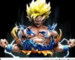 1/6 & 1/4 Scale Super Saiyan 2 Son Goku - Dragon Ball Resin Statue - LAST SLEEP Studios