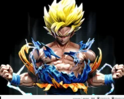1/6 & 1/4 Scale Super Saiyan 2 Son Goku - Dragon Ball Resin Statue - LAST SLEEP Studios