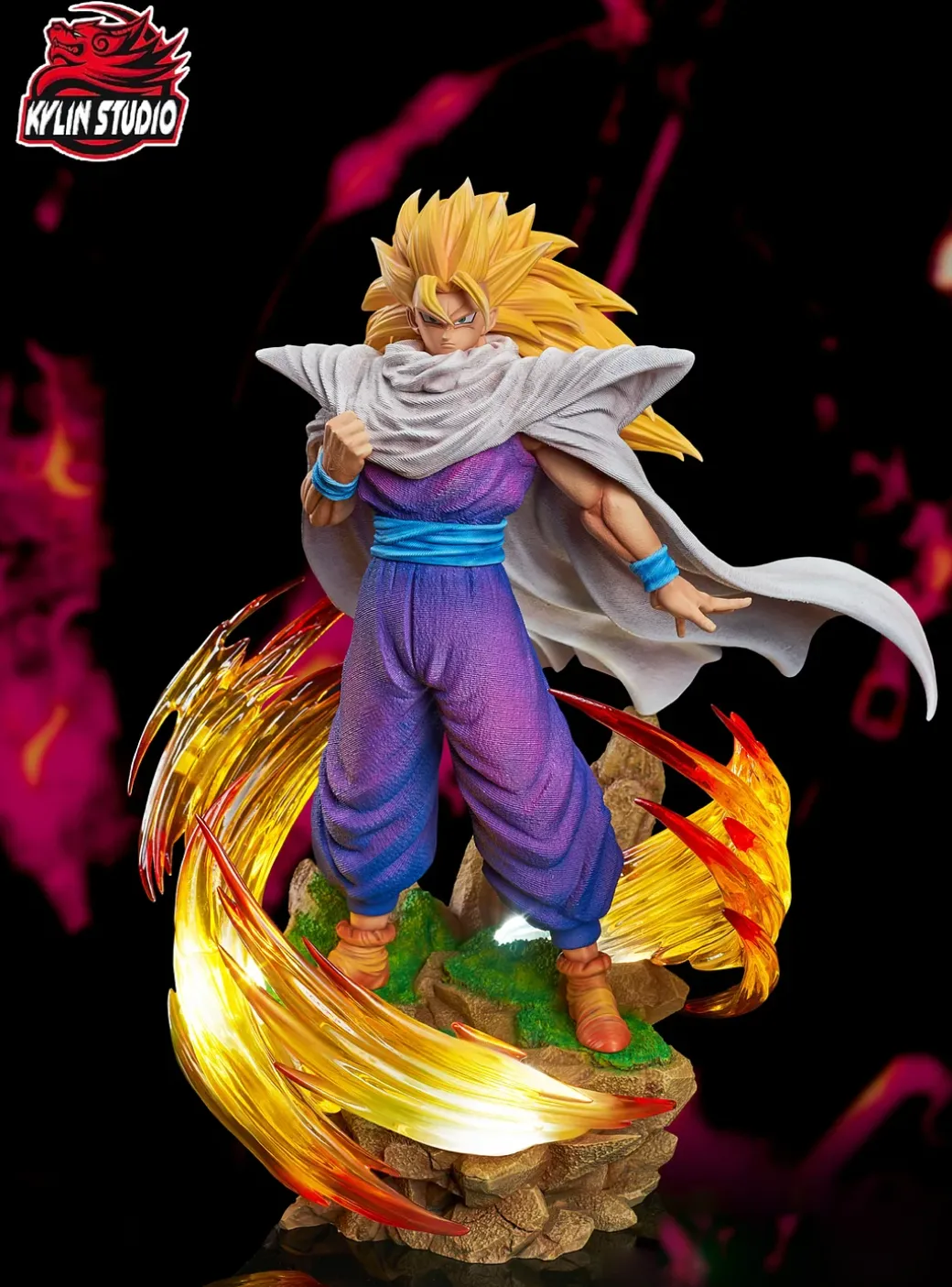 1/6 & 1/4 Scale Super Saiyan 3 Son Gohan - Dragon Ball Resin Statue - Kylin Studio