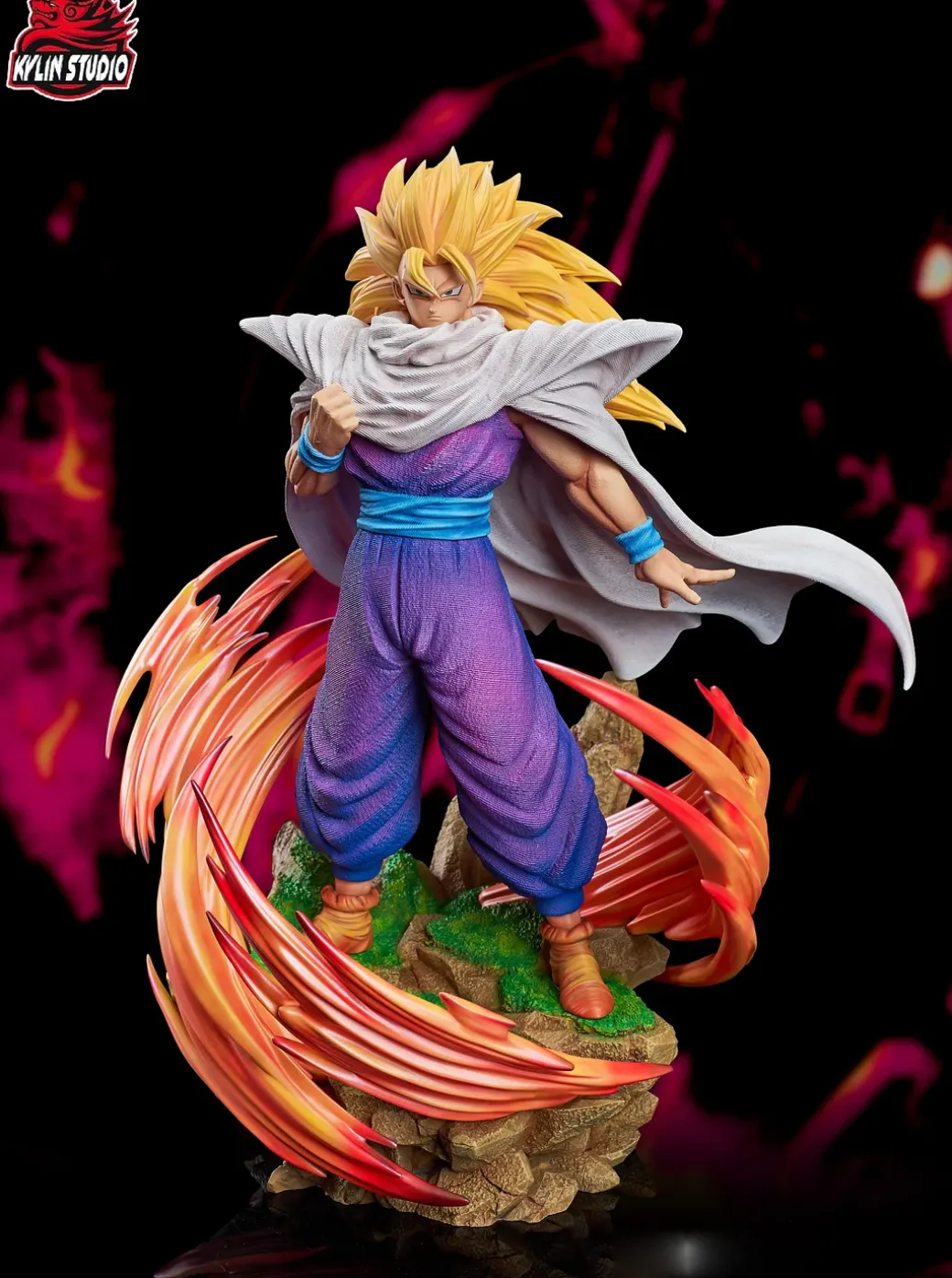 1/6 & 1/4 Scale Super Saiyan 3 Son Gohan - Dragon Ball Resin Statue - Kylin Studio