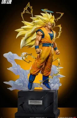 1/6 & 1/4 Scale Super Saiyan 3 Son Goku - Dragon Ball Resin Statue - Sculpting Soul Studios