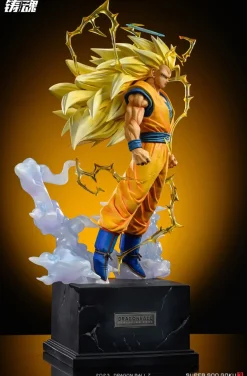 1/6 & 1/4 Scale Super Saiyan 3 Son Goku - Dragon Ball Resin Statue - Sculpting Soul Studios