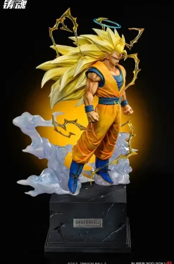 1/6 & 1/4 Scale Super Saiyan 3 Son Goku - Dragon Ball Resin Statue - Sculpting Soul Studios