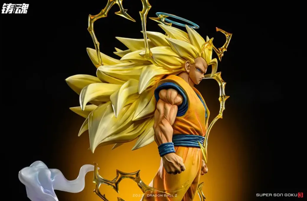 1/6 & 1/4 Scale Super Saiyan 3 Son Goku - Dragon Ball Resin Statue - Sculpting Soul Studios
