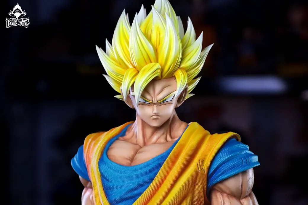 1/6 & 1/4 Scale Super Saiyan 2 Son Goku with NFC Chips - Dragon Ball Resin Statue - Anchoret Studio