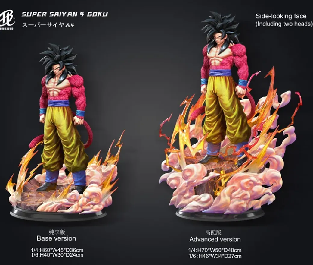1/6 & 1/4 Scale Super Saiyan 4 Son Goku - Dragon Ball Resin Statue - BUU Studios