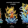 1/6 & 1/4 Scale Super Saiyan 3 Son Goku with LED - Dragon Ball Resin Statue - BUU Studios