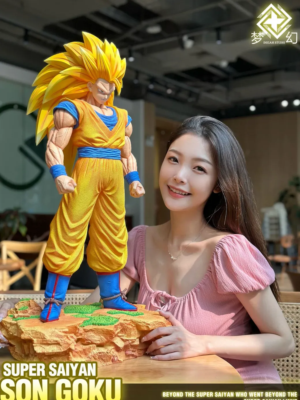 1/6 & 1/3 Scale Super Saiyan 3 Son Goku - Dragon Ball Resin Statue - Dream Studios